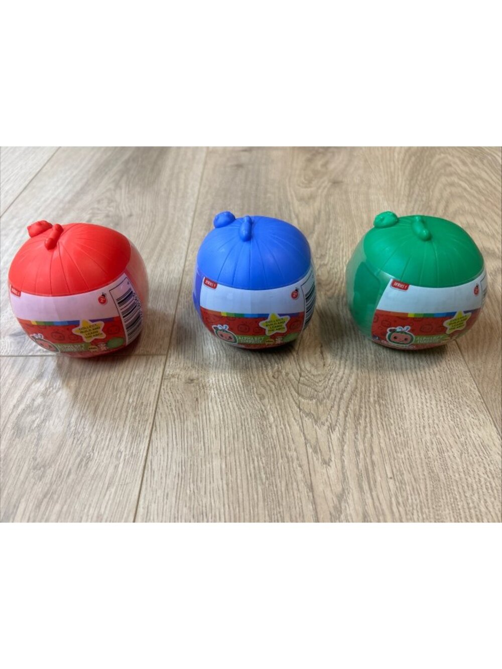 Cocomelon Alphabet Surprise Series 1 Mystery Balls– Bundle Of 3. New Sealed